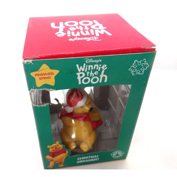 Winnie the Pooh Christmas Ornament Pinwheel Spins New in Box - Picture 4 of 4